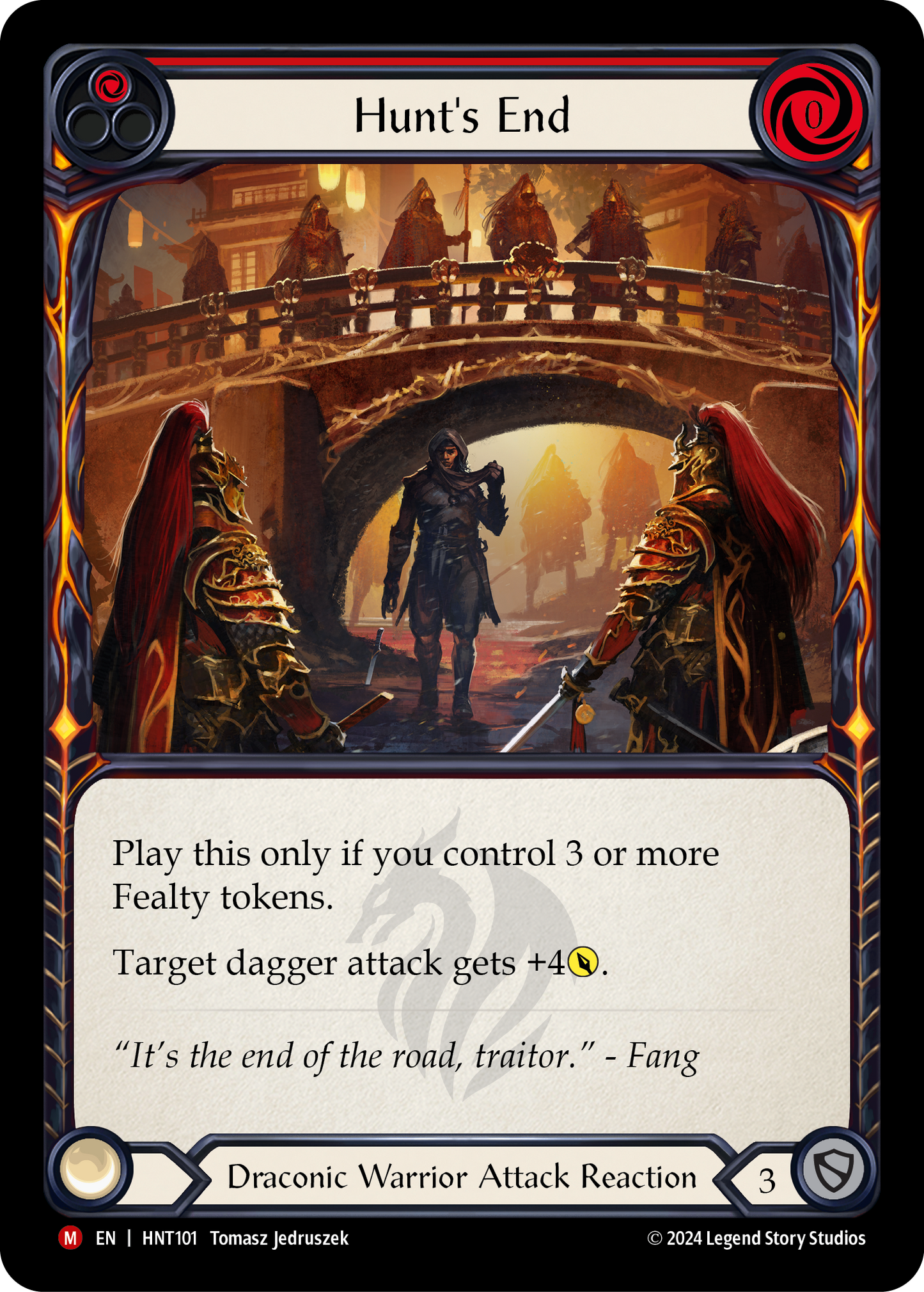 Hunt's End Rainbow Foil (Red) HNT101 (The Hunted)