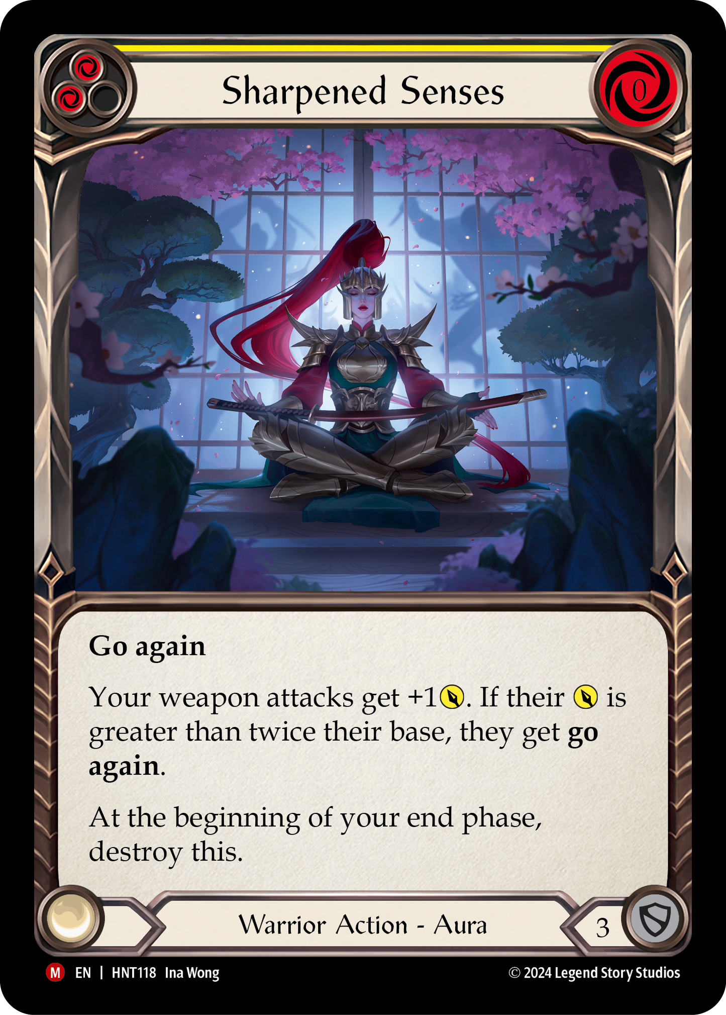 Sharpened Senses (Yellow) HNT118 (The Hunted)