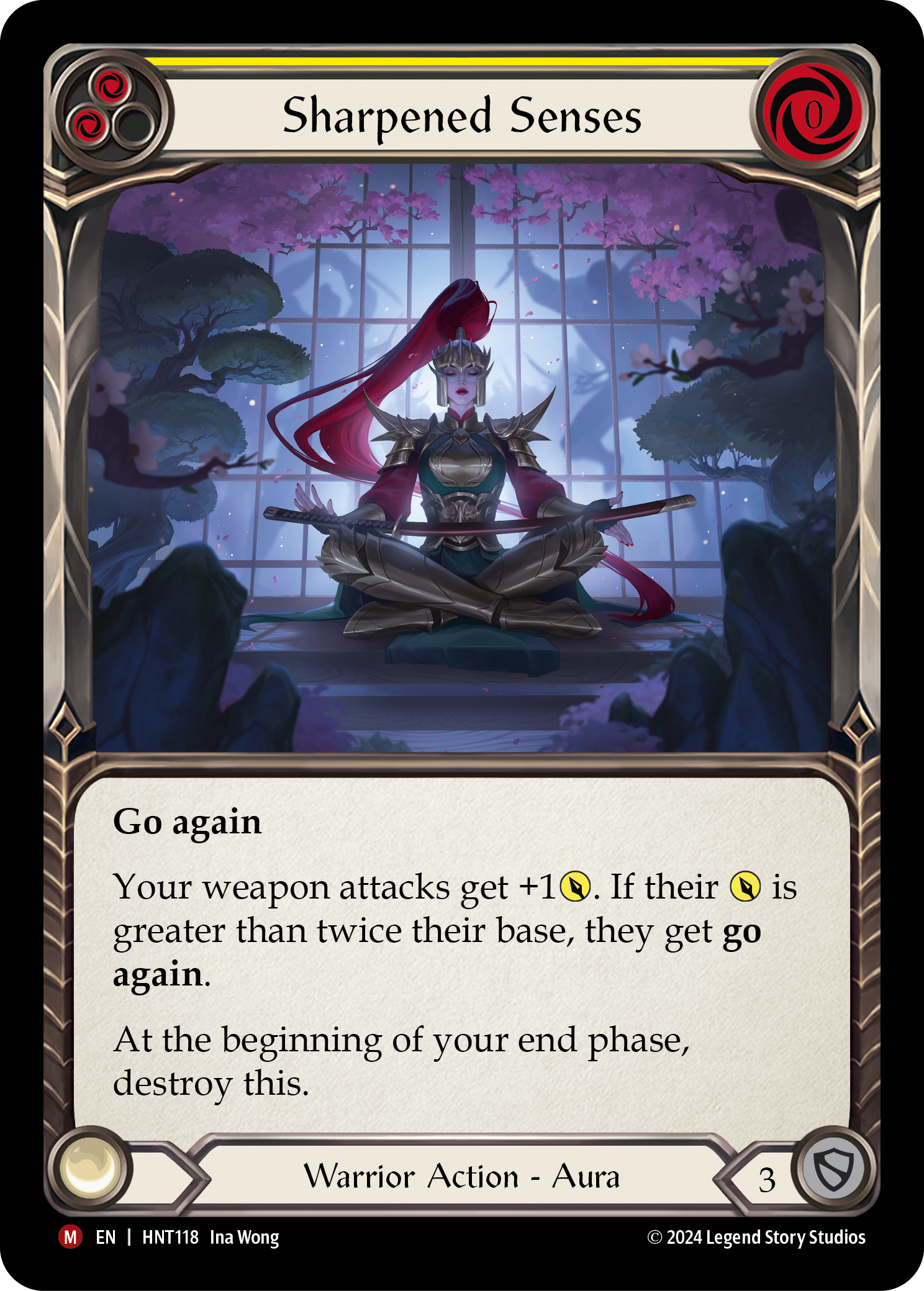 Sharpened Senses (Yellow) HNT118 (The Hunted)