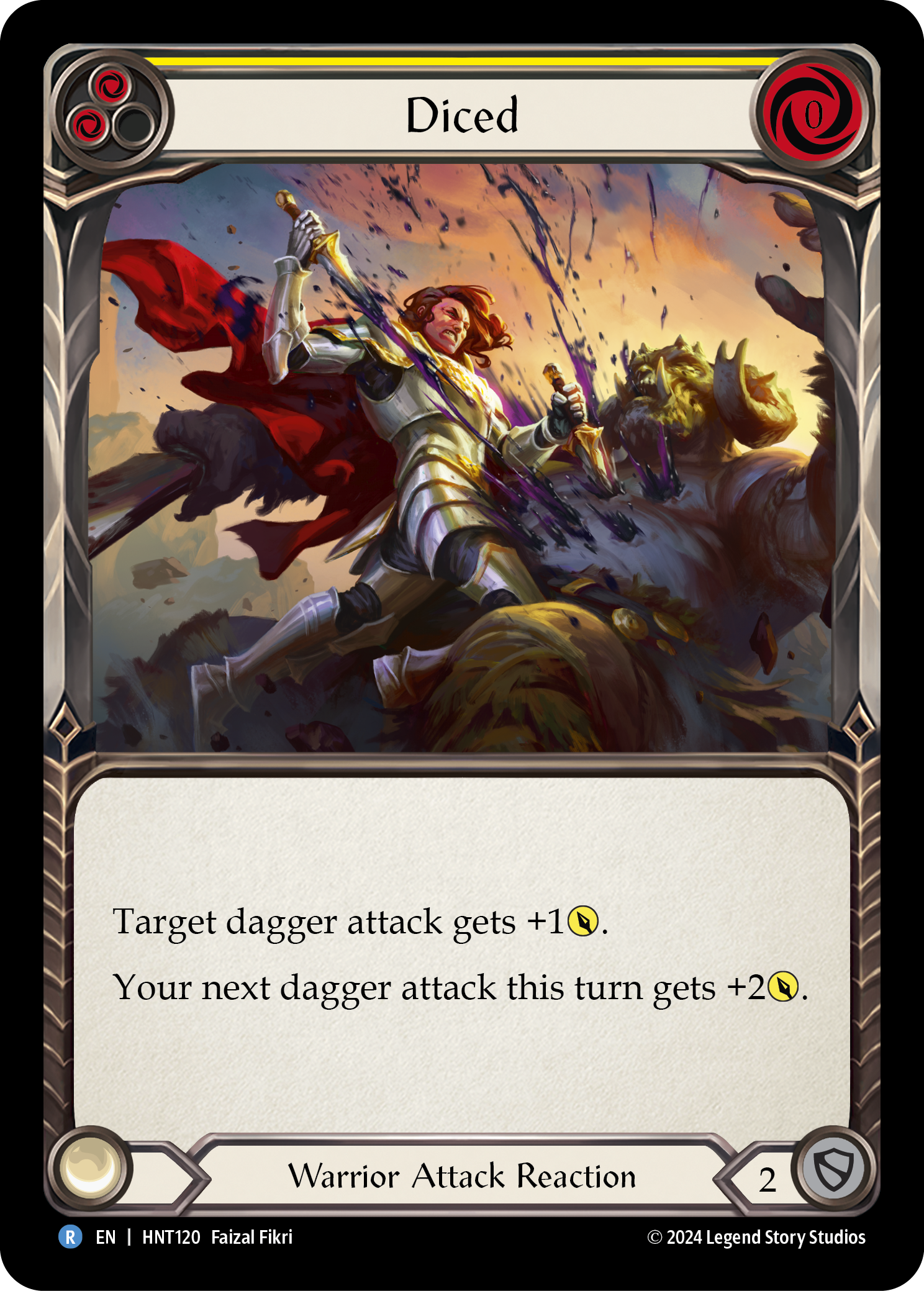 Diced (Yellow) HNT120 (The Hunted)