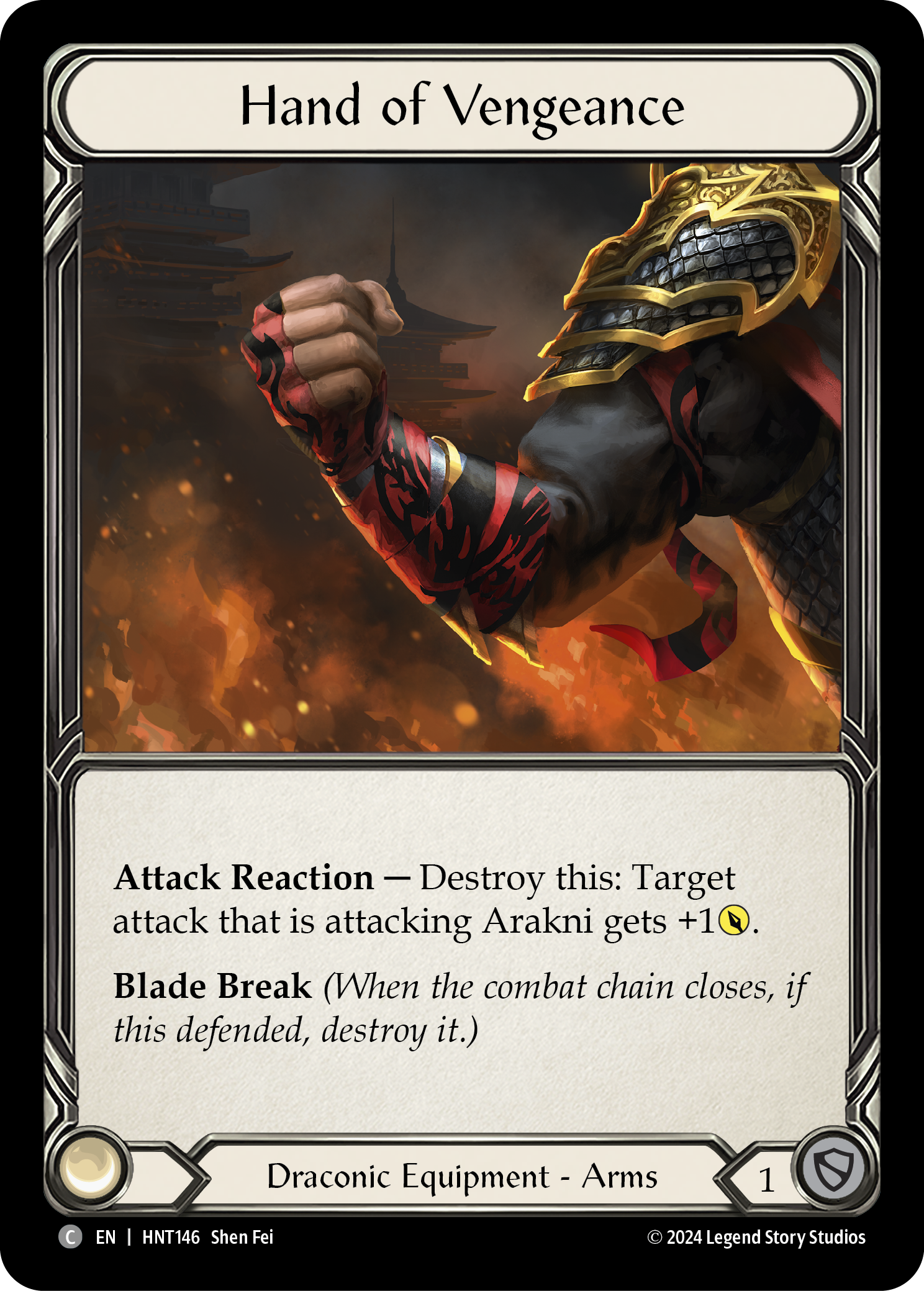 Hand of Vengeance Cold Foil HNT146 (The Hunted)
