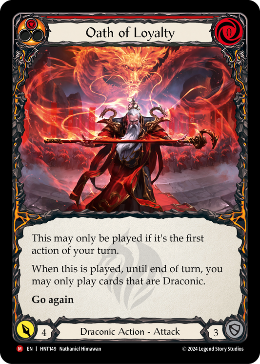 Oath of Loyalty (Red) HNT149 (The Hunted)