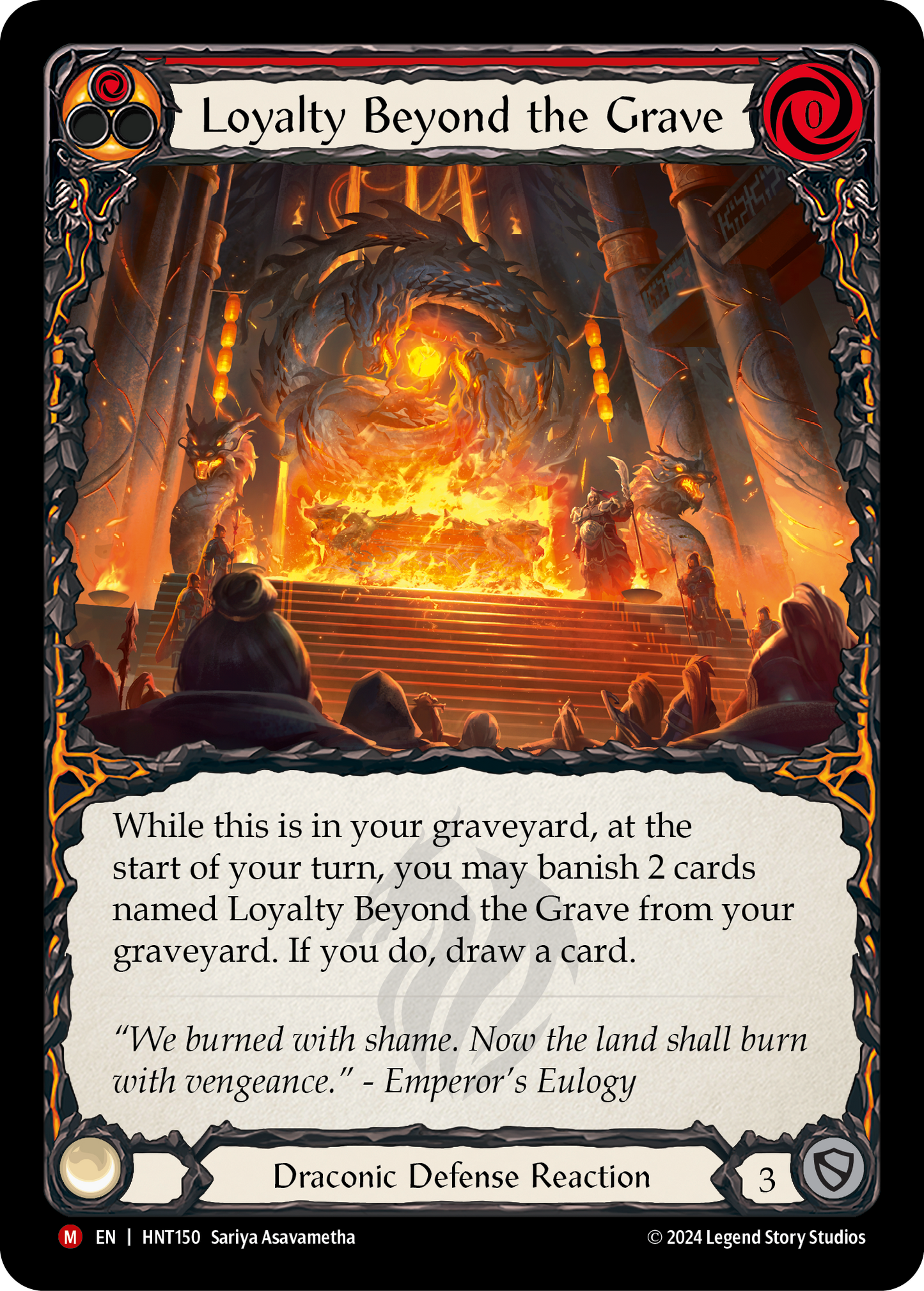 Loyalty Beyond the Grave (Red) HNT150 (The Hunted)