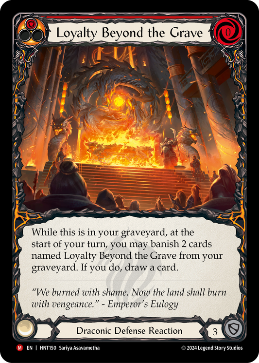 Loyalty Beyond the Grave (Red) HNT150 (The Hunted)