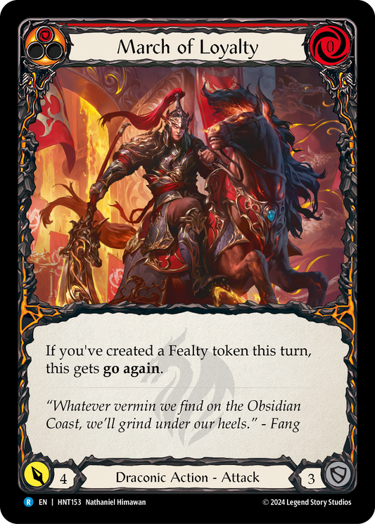 March of Loyalty (Red) HNT153 (The Hunted)