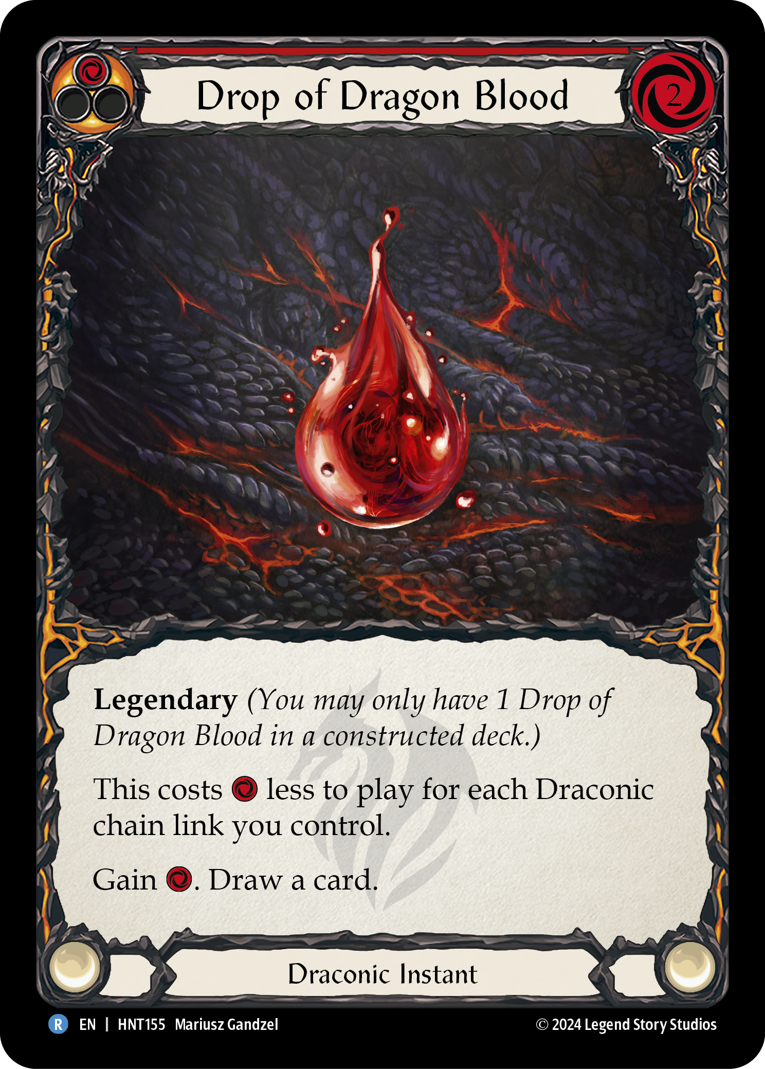 Drop of Dragon Blood (Red) HNT155 (The Hunted)