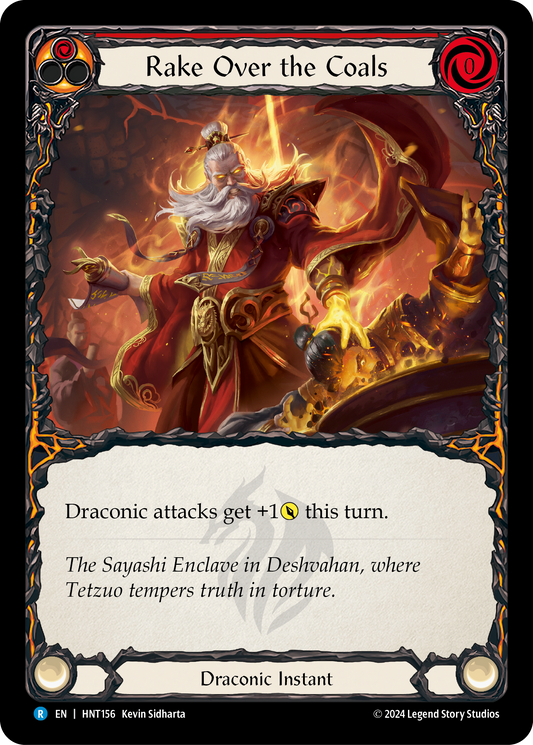 Rake Over the Coals Rainbow Foil (Red) HNT156 (The Hunted)