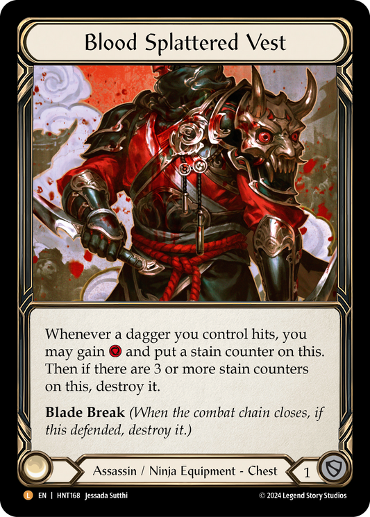 Blood Splattered Vest Rainbow Foil HNT168 (The Hunted)