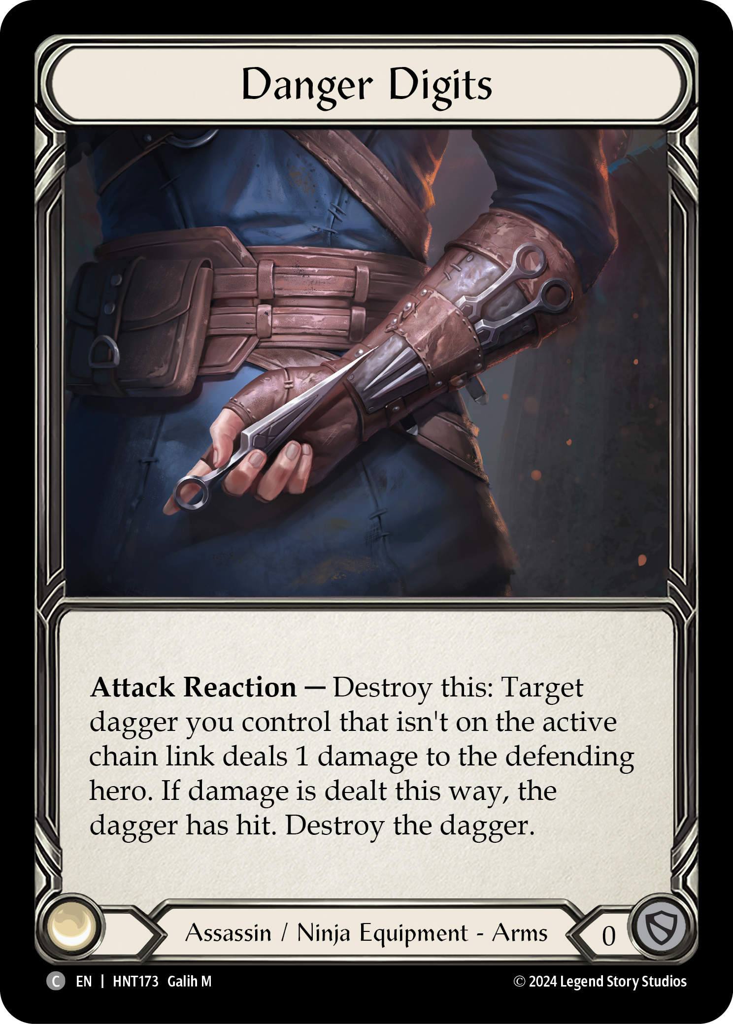 Danger Digits Cold Foil HNT173 (The Hunted)