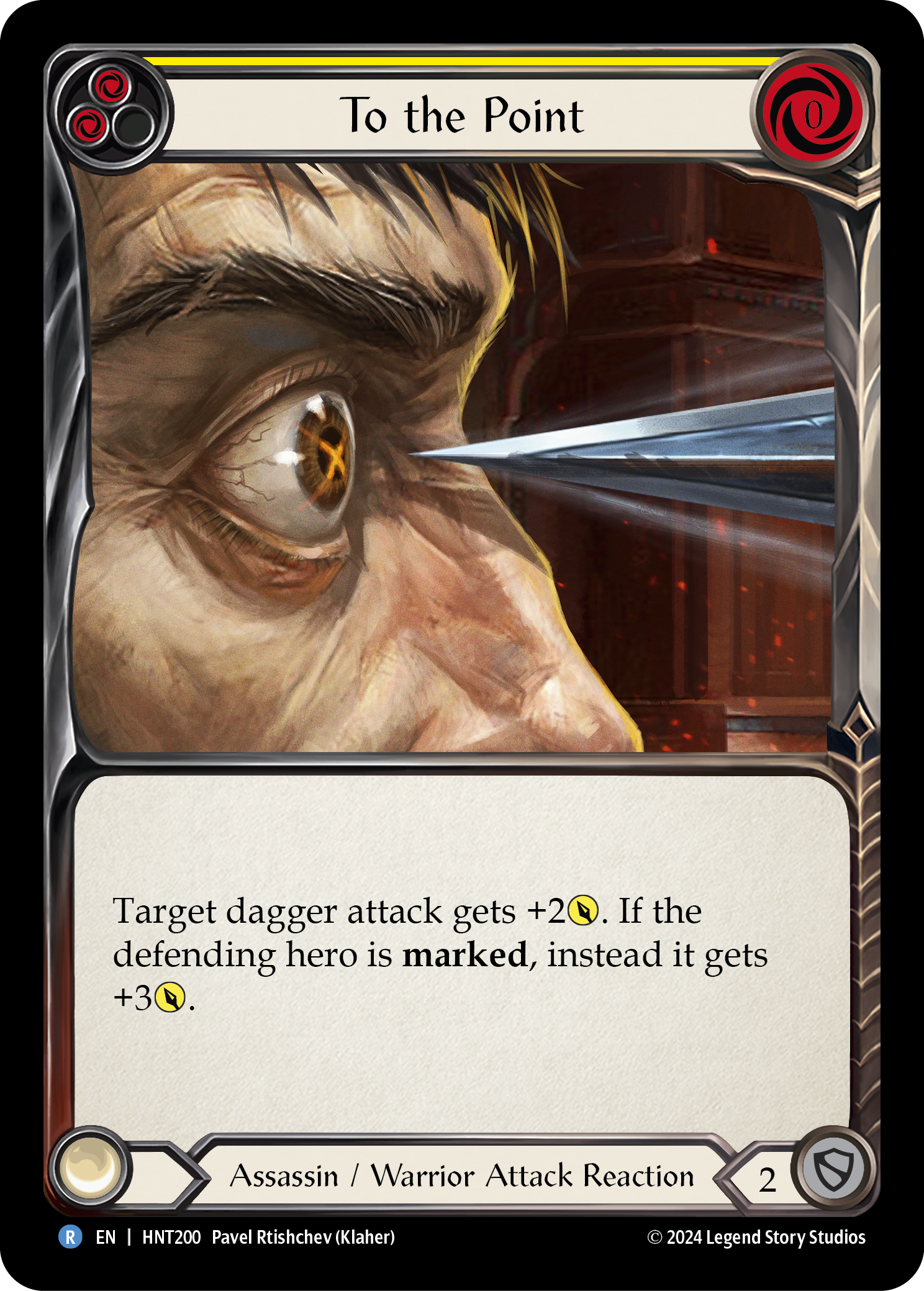 To the Point Rainbow Foil (Yellow) HNT200 (The Hunted)