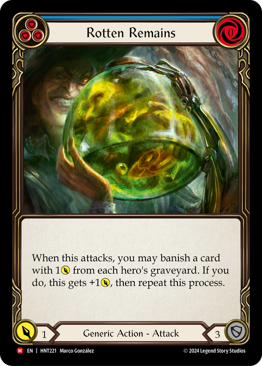 Rotten Remains Rainbow Foil (Blue) HNT221 (The Hunted)