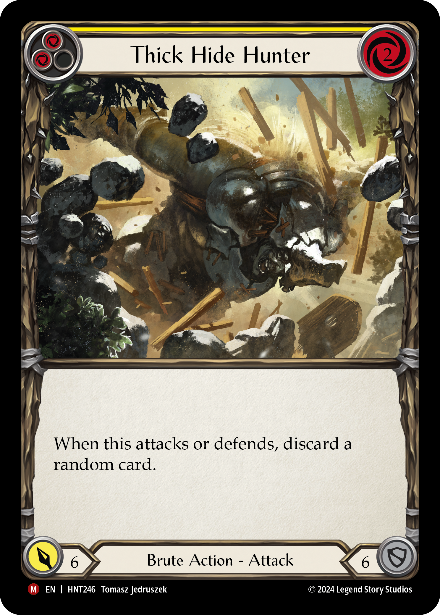 Thick Hide Hunter (Yellow) HNT246 (The Hunted)