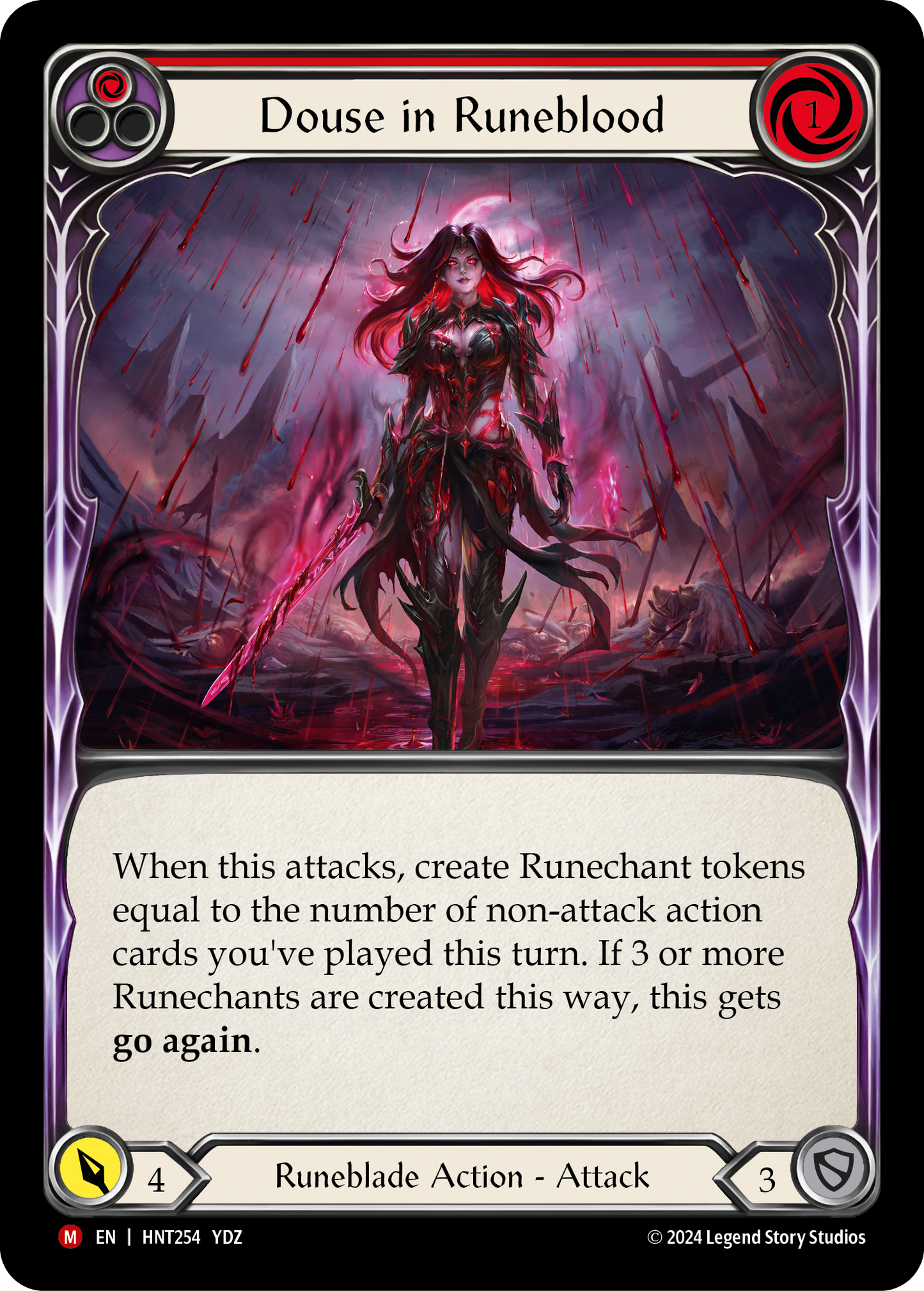 Douse in Runeblood (Red) HNT254 (The Hunted)