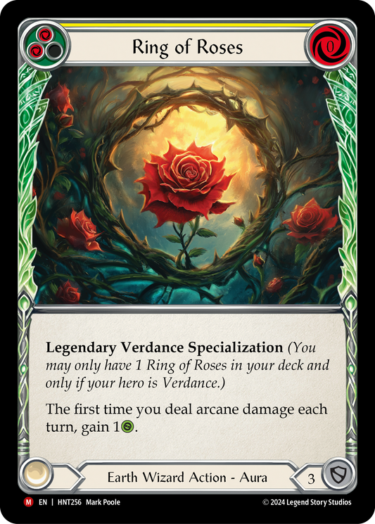 Ring of Roses Cold Foil (Yellow) HNT256 (The Hunted)