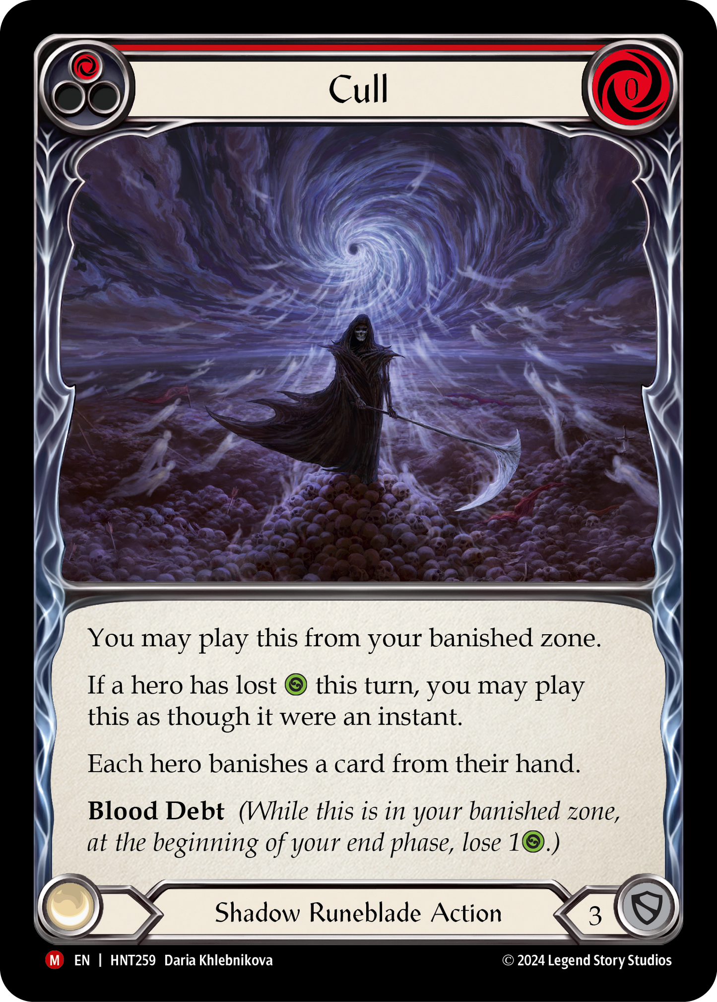 Cull Rainbow Foil (Red) HNT259 (The Hunted)
