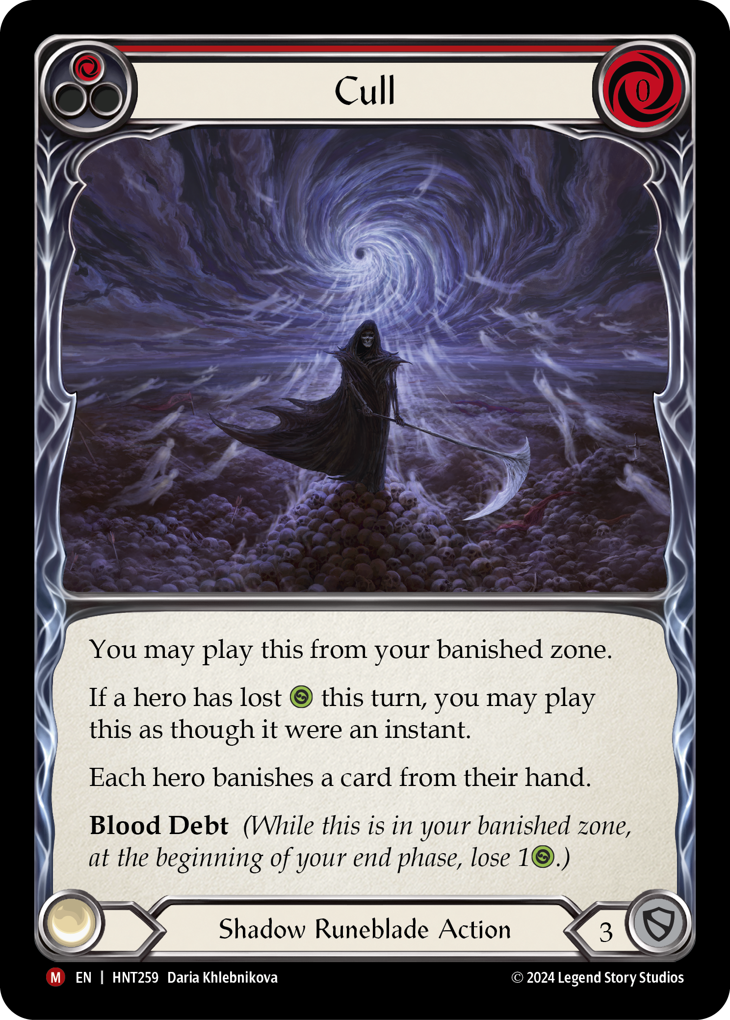 Cull Rainbow Foil (Red) HNT259 (The Hunted)