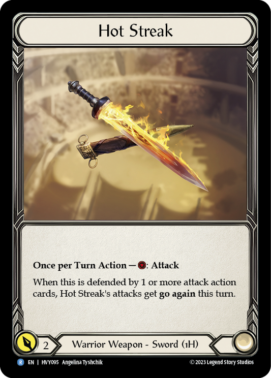 Hot Streak Cold Foil HVY095 (Heavy Hitters)