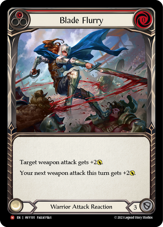Blade Flurry (Red) HVY101 (Heavy Hitters)