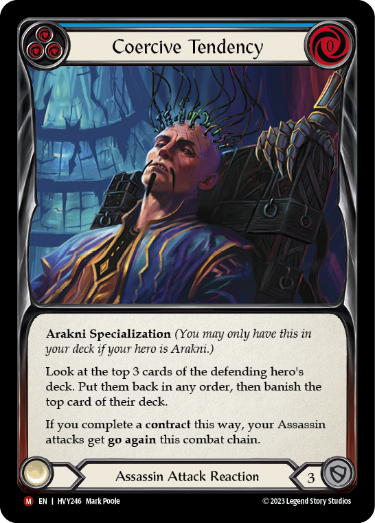 Coercive Tendency Rainbow Foil (Blue) HVY246 (Heavy Hitters)