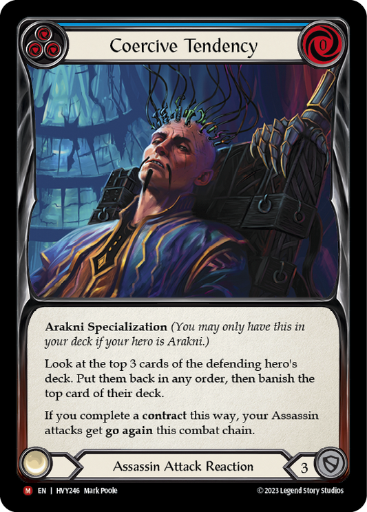 Coercive Tendency Rainbow Foil (Blue) HVY246 (Heavy Hitters)