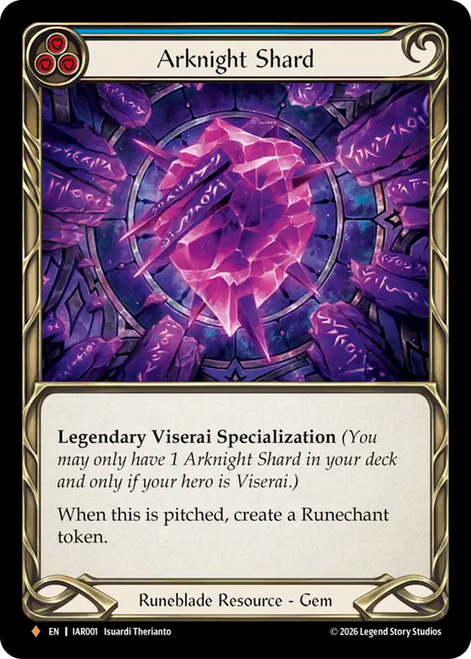 Arknight Shard (Blue) IAR001 (Usurp the Shadow Throne)