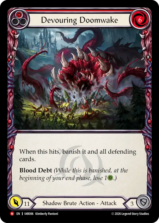 Devouring Doomwake (Red) IAR006 (Usurp the Shadow Throne)