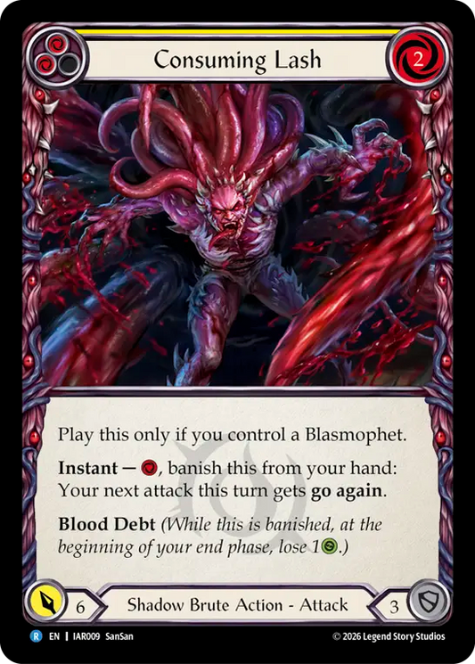Consuming Lash (Yellow) IAR009 (Usurp the Shadow Throne)