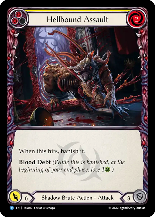 Hellbound Assault (Yellow) IAR012 (Usurp the Shadow Throne)