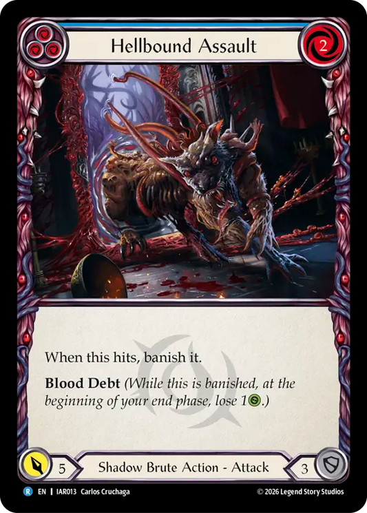 Hellbound Assault (Blue) IAR013 (Usurp the Shadow Throne)