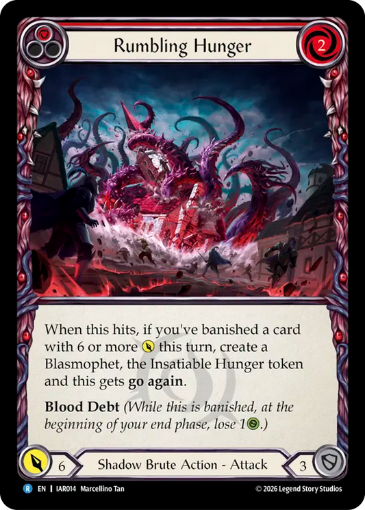Rumbling Hunger (Red) IAR014 (Usurp the Shadow Throne)