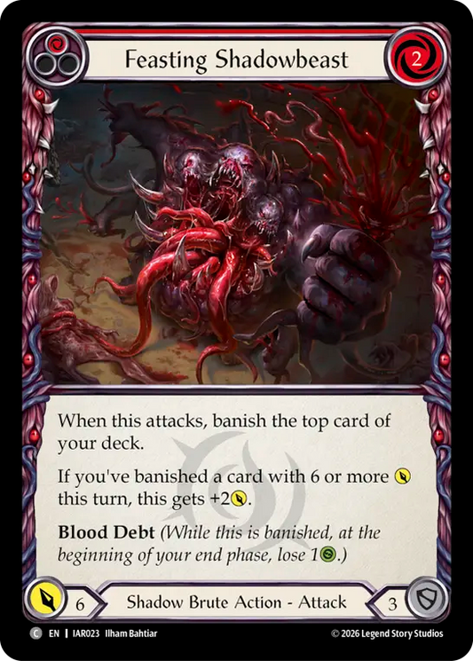 Feasting Shadowbeast (Red) IAR023 (Usurp the Shadow Throne)