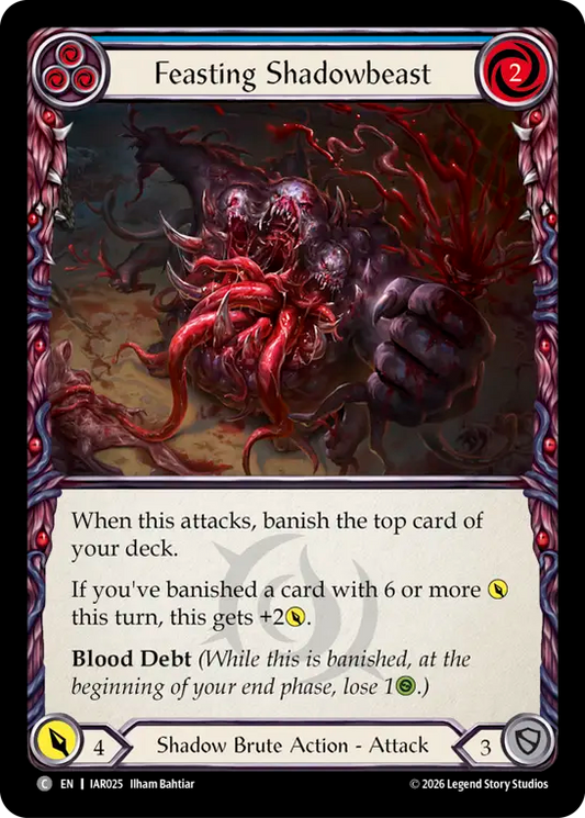 Feasting Shadowbeast (Blue) IAR025 (Usurp the Shadow Throne)