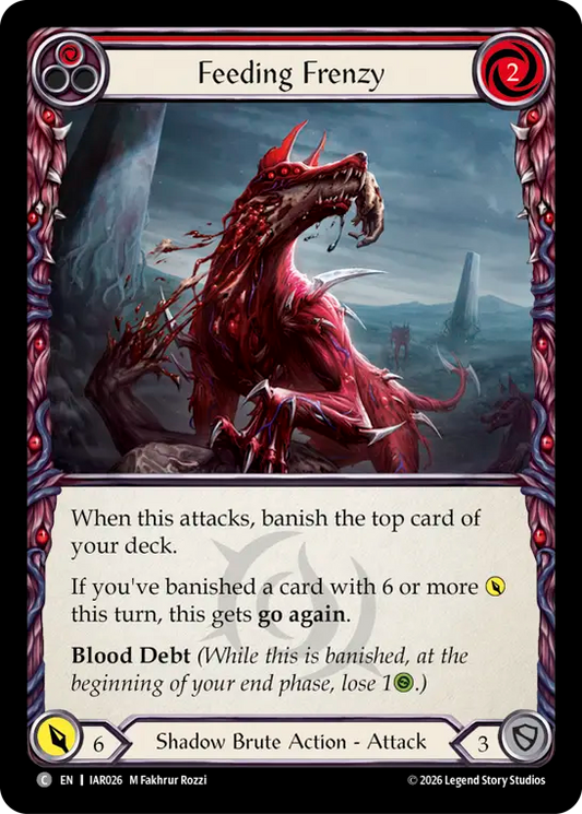 Feeding Frenzy (Red) IAR026 (Usurp the Shadow Throne)