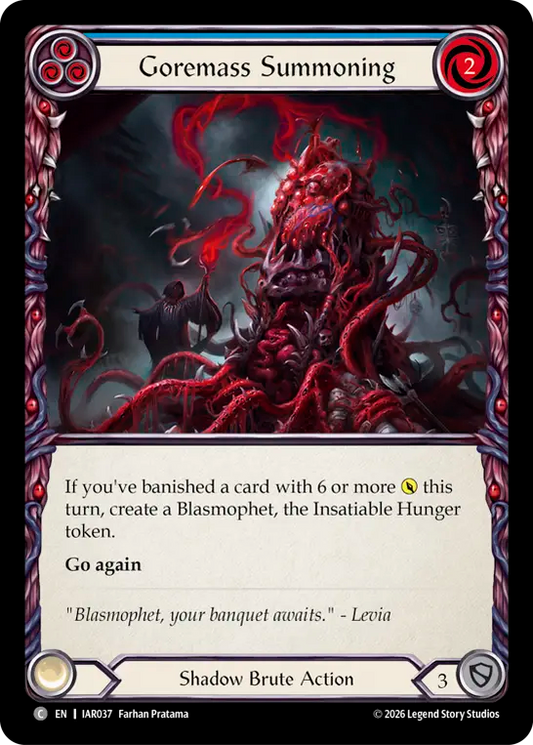 Goremass Summoning (Blue) IAR037 (Usurp the Shadow Throne)