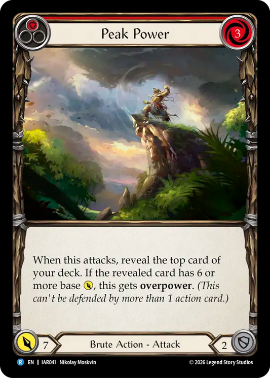 Peak Power (Red) IAR041 (Usurp the Shadow Throne)