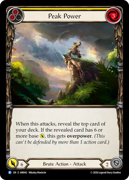 Peak Power (Yellow) IAR042 (Usurp the Shadow Throne)