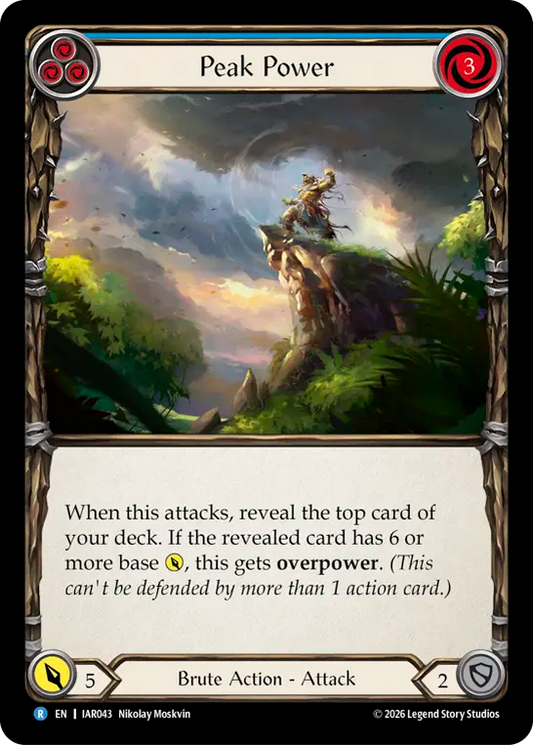 Peak Power (Blue) IAR043 (Usurp the Shadow Throne)