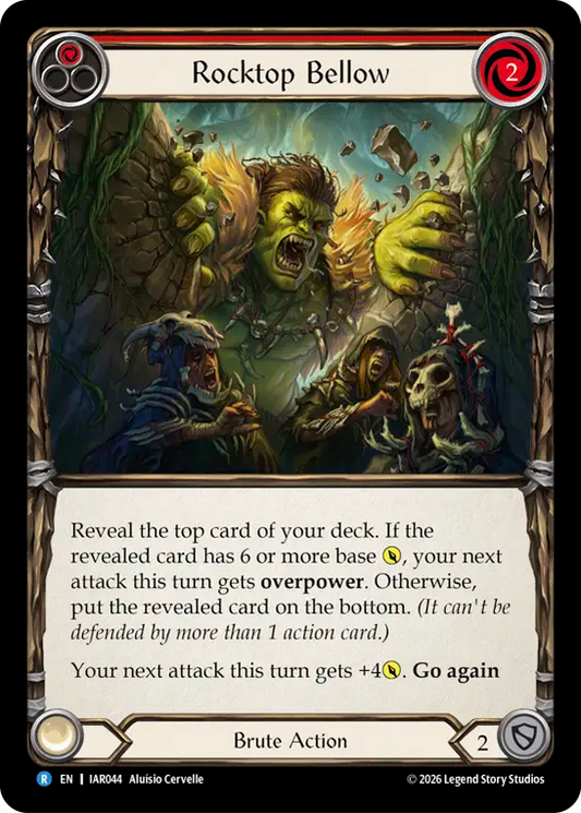 Rocktop Bellow (Red) IAR044 (Usurp the Shadow Throne)