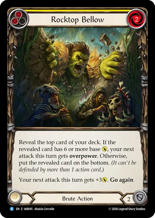 Rocktop Bellow (Yellow) IAR045 (Usurp the Shadow Throne)