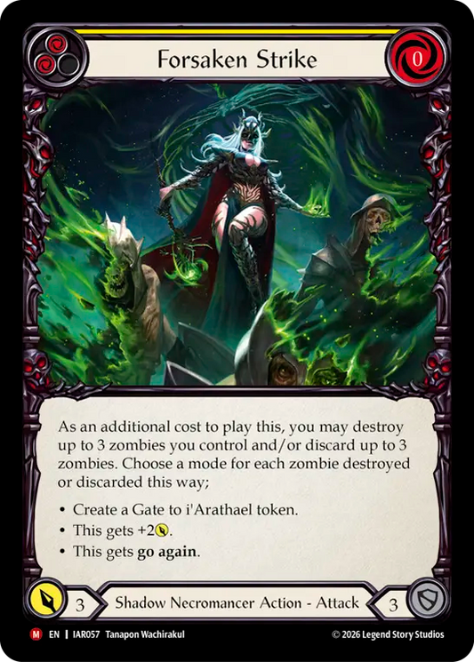 Forsaken Strike (Yellow) IAR057 (Usurp the Shadow Throne)