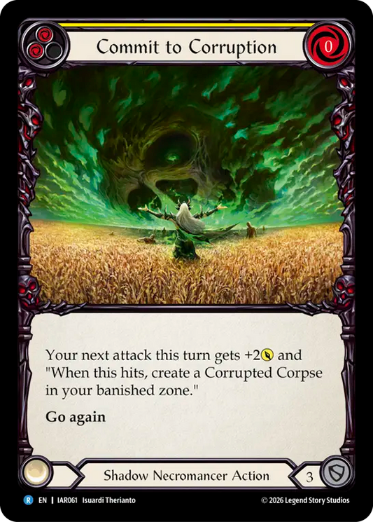 Commit to Corruption (Yellow) IAR061 (Usurp the Shadow Throne)