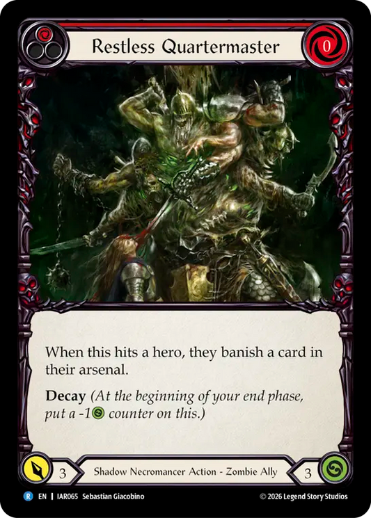Restless Quartermaster (Red) IAR065 (Usurp the Shadow Throne)