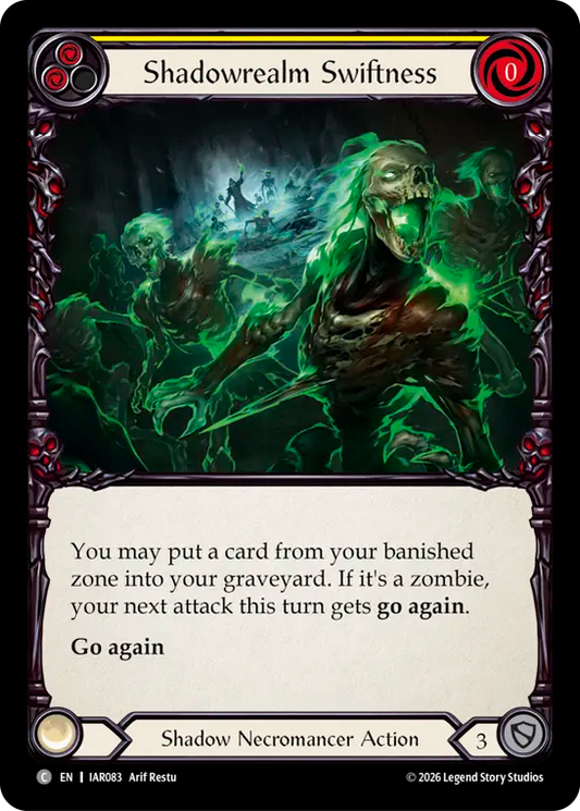 Shadowrealm Swiftness (Yellow) IAR083 (Usurp the Shadow Throne)