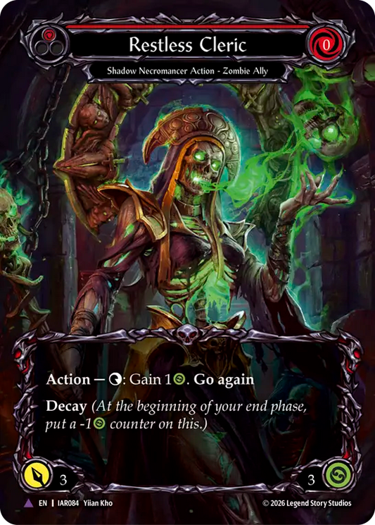 Restless Cleric Cold Foil (Red) IAR084 (Usurp the Shadow Throne)