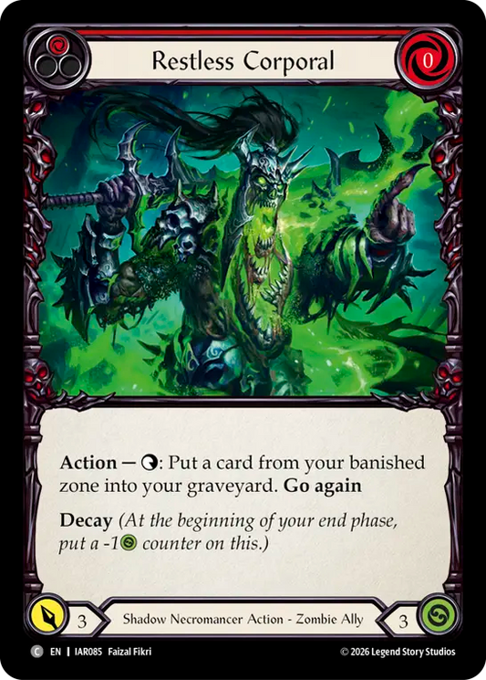 Restless Corporal (Red) IAR085 (Usurp the Shadow Throne)