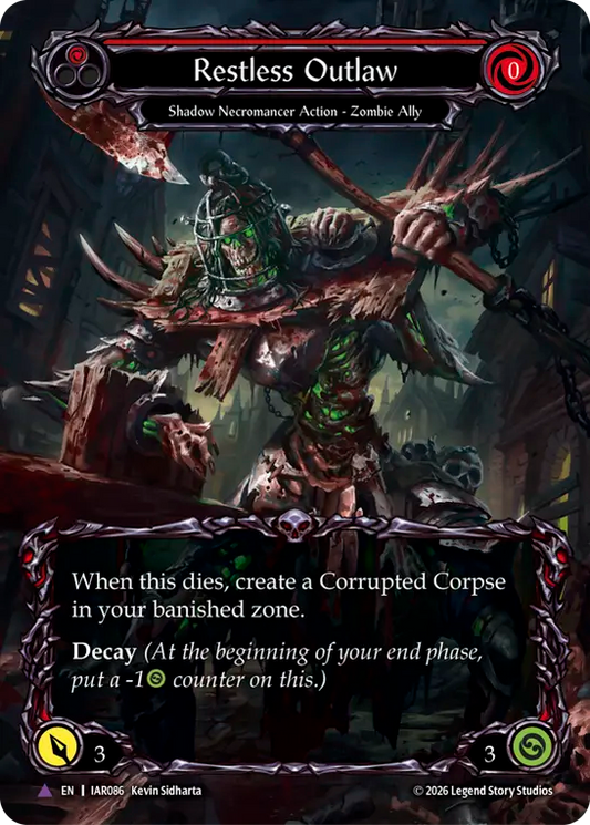 Restless Outlaw Cold Foil (Red) IAR086 (Usurp the Shadow Throne)