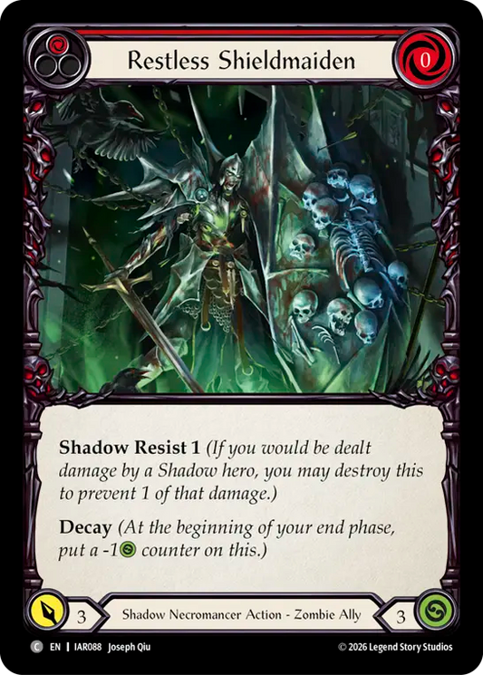 Restless Shieldmaiden (Red) IAR088 (Usurp the Shadow Throne)