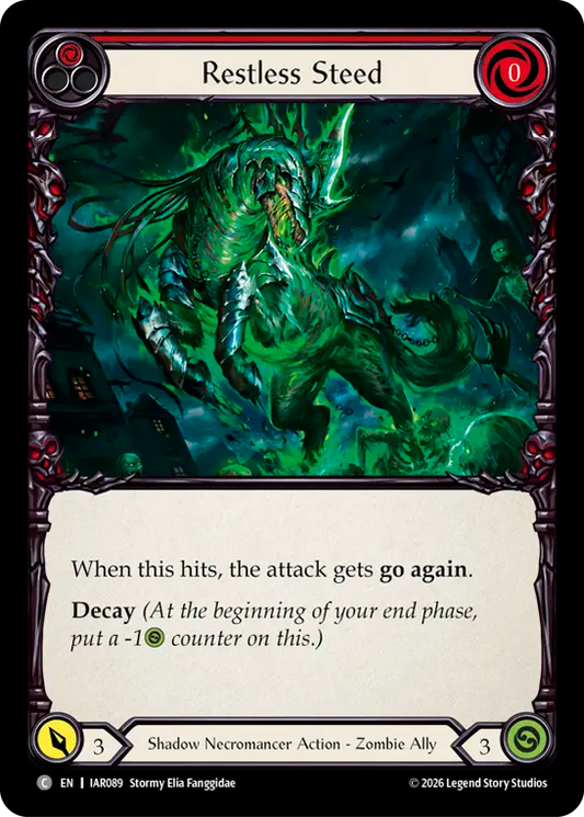 Restless Steed (Red) IAR089 (Usurp the Shadow Throne)