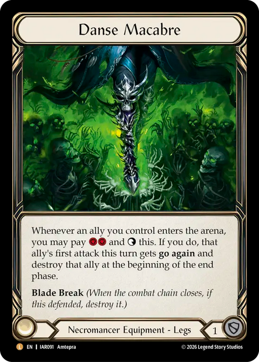 Danse Macabre Rainbow Foil IAR091 (Usurp the Shadow Throne)