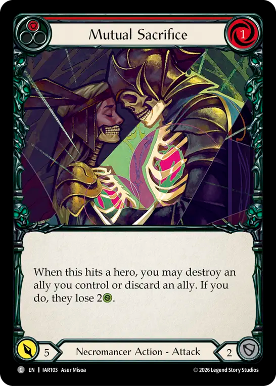 Mutual Sacrifice (Red) IAR103 (Usurp the Shadow Throne)